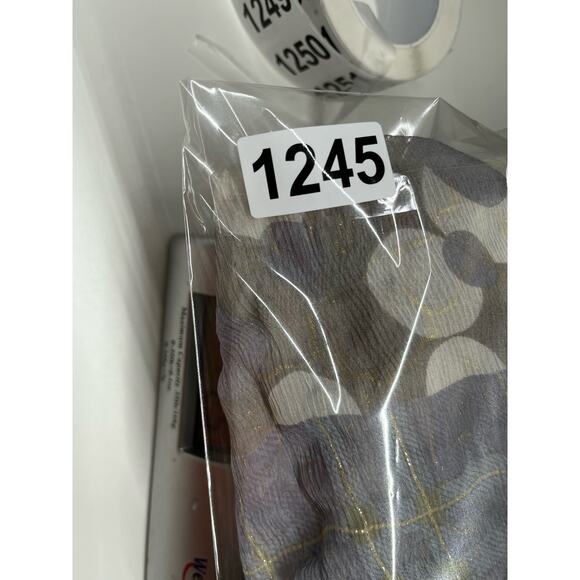 Casting Top Small XS Sheer Sparkle Knit Embroidery Dot Long Sleeve Boho Art - Picture 15 of 16